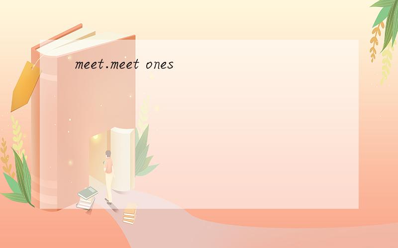 meet.meet ones